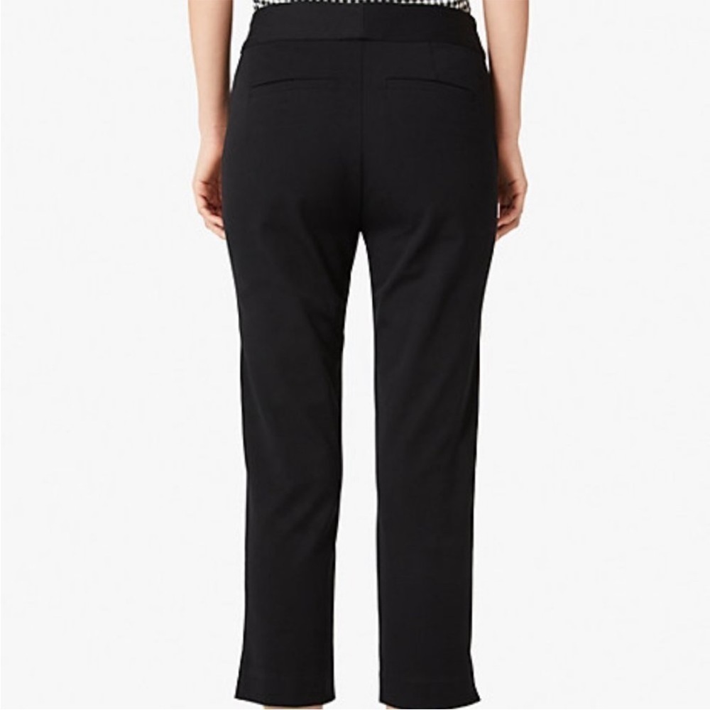 NWT Kate Spade Mainline Stretch Twill Dress Straight Crop Pant with Slits on Hem - Picture 4 of 11